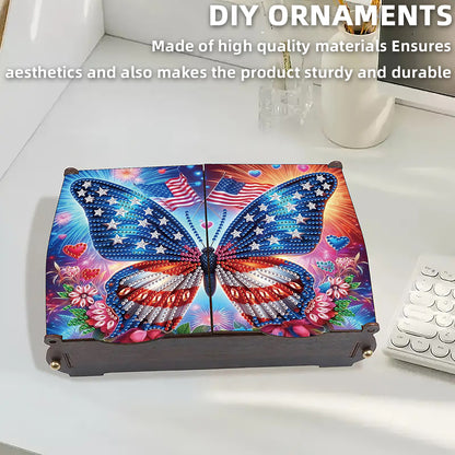 DIY Diamond Painting Handmade Storage Box Rhinestones Decorative Storage Case