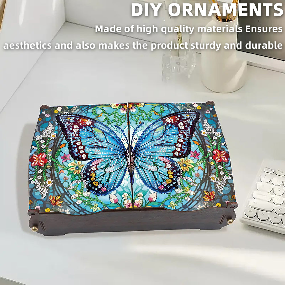 DIY Diamond Painting Handmade Storage Box Rhinestones Decorative Storage Case