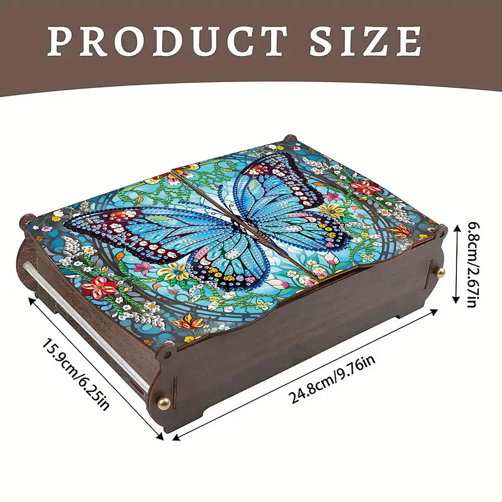 DIY Diamond Painting Handmade Storage Box Rhinestones Decorative Storage Case