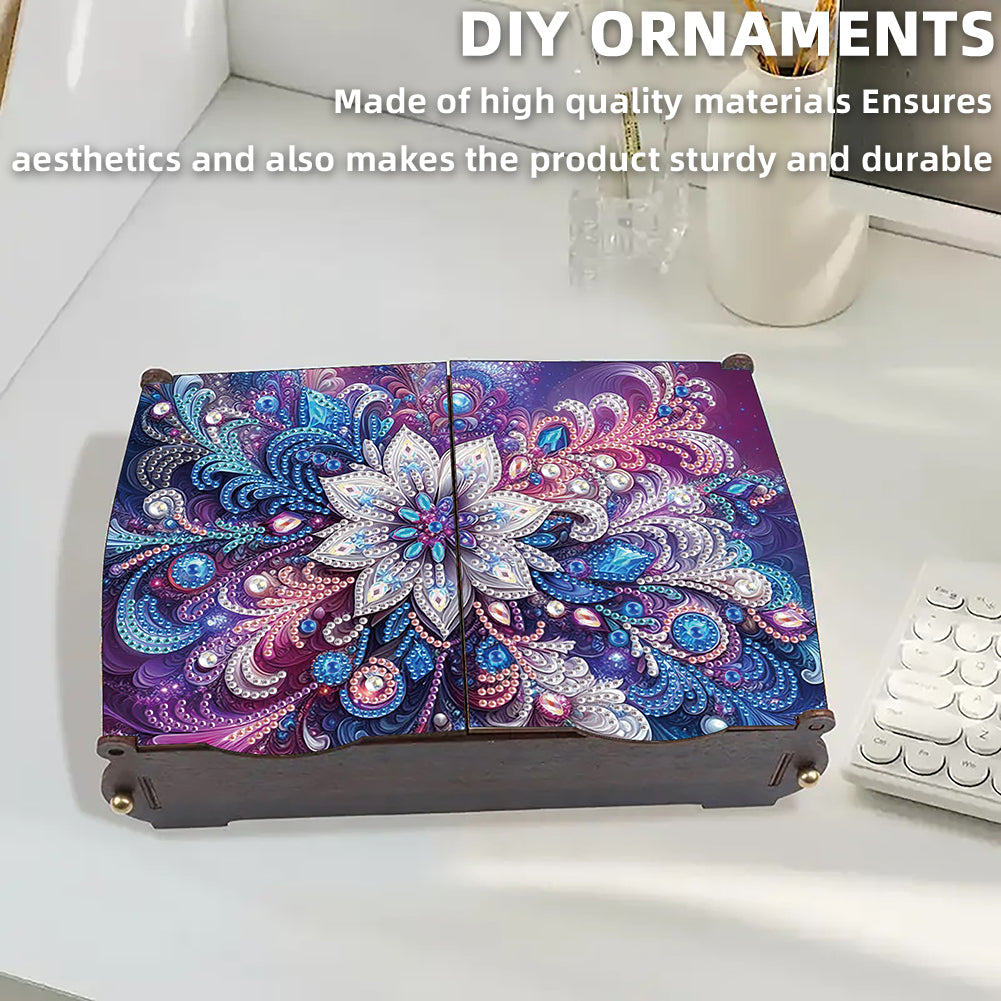 DIY Diamond Painting Handmade Storage Box Rhinestones Decorative Storage Case