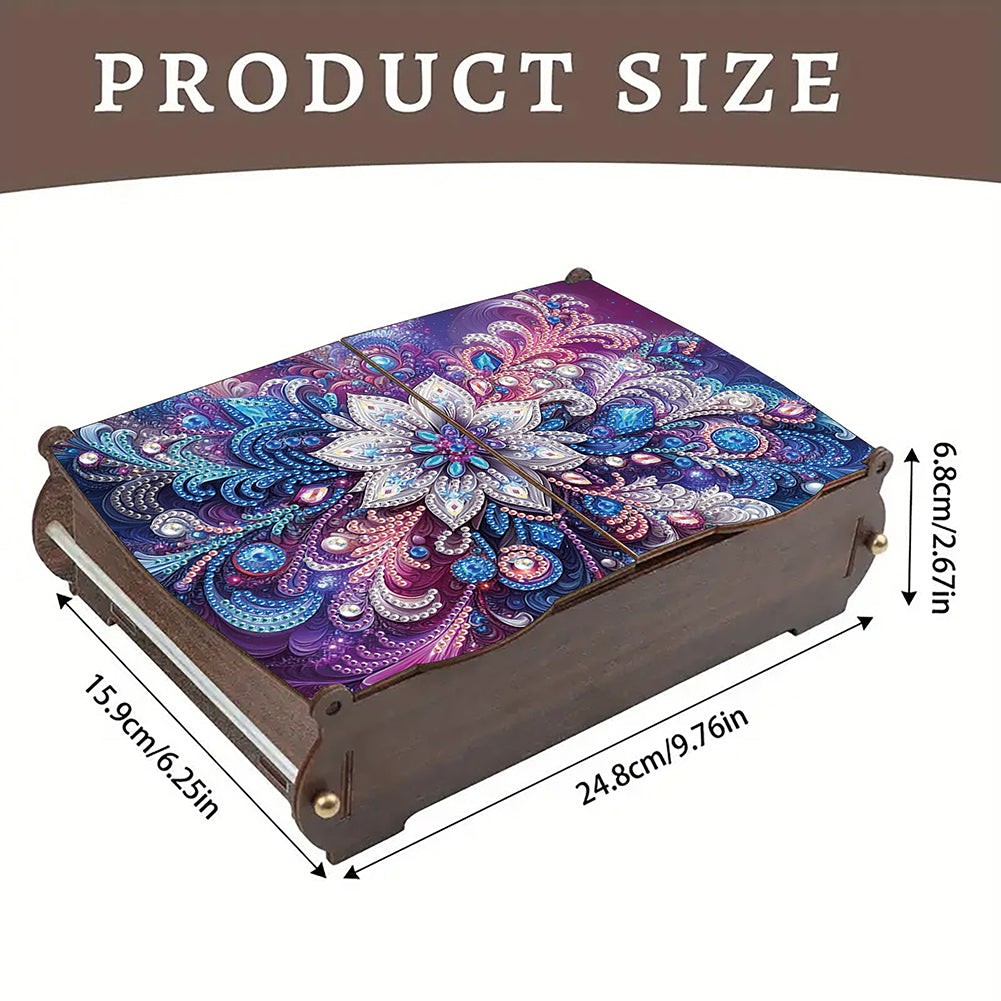 DIY Diamond Painting Handmade Storage Box Rhinestones Decorative Storage Case