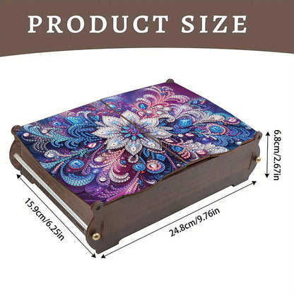 DIY Diamond Painting Handmade Storage Box Rhinestones Decorative Storage Case