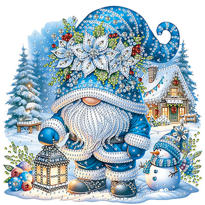 6Pcs Christmas Gnome - Special Shaped Drill Diamond Painting 30*30CM