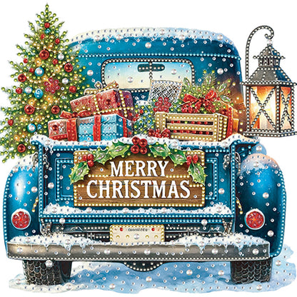 6Pcs Christmas - Special Shaped Drill Diamond Painting 30*30CM