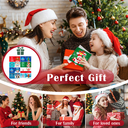 8pcs DIY Diamond Art Greeting Cards Xmas Theme Congratulations Cards & Gifts