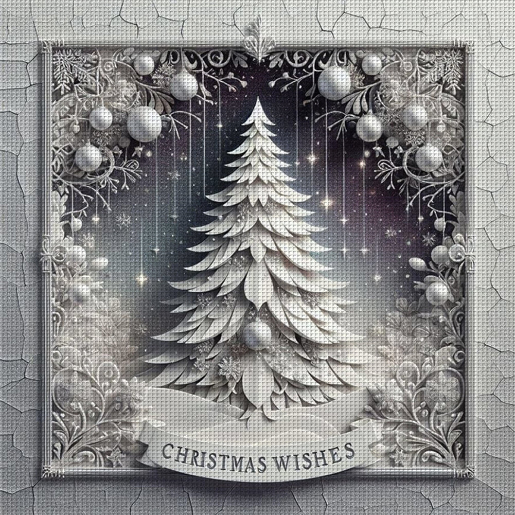 Christmas Tree - 11CT Counted Cross Stitch 40*40CM