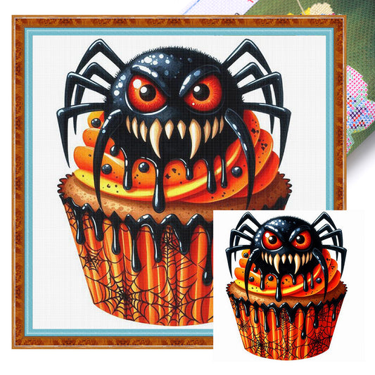 Halloween Cake - 11CT Stamped Cross Stitch 50*50CM