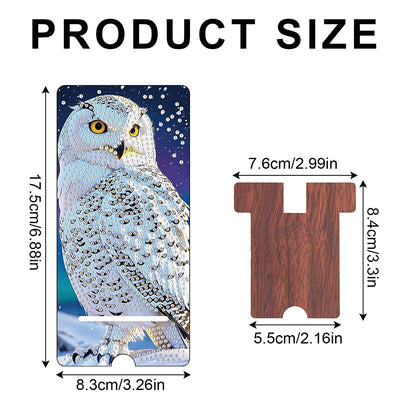 2-Pack Acrylic Diamond Art Phone Stand And Mirror Diamond Art Kits Phone Holder
