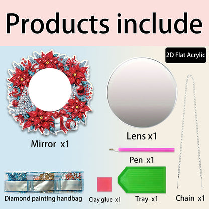 DIY Diamond Painting Mirror Kit Special Shape Mirror DIY Diamond Painting Kit