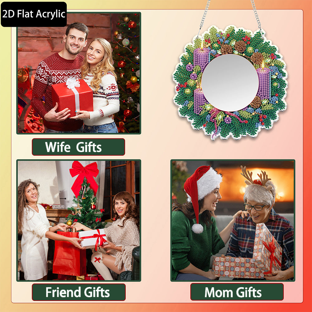 DIY Diamond Painting Mirror Kit Special Shape Mirror DIY Diamond Painting Kit