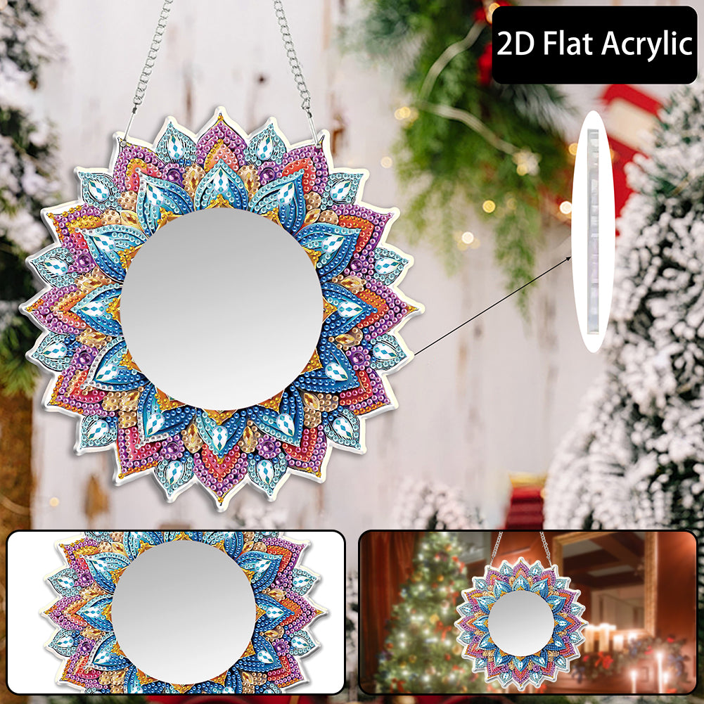 DIY Diamond Painting Mirror Kit Special Shape Mirror DIY Diamond Painting Kit