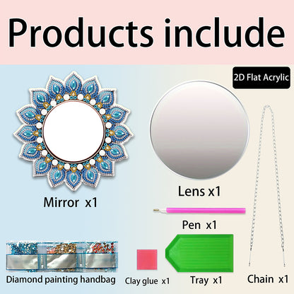 DIY Diamond Painting Mirror Kit Special Shape Mirror DIY Diamond Painting Kit