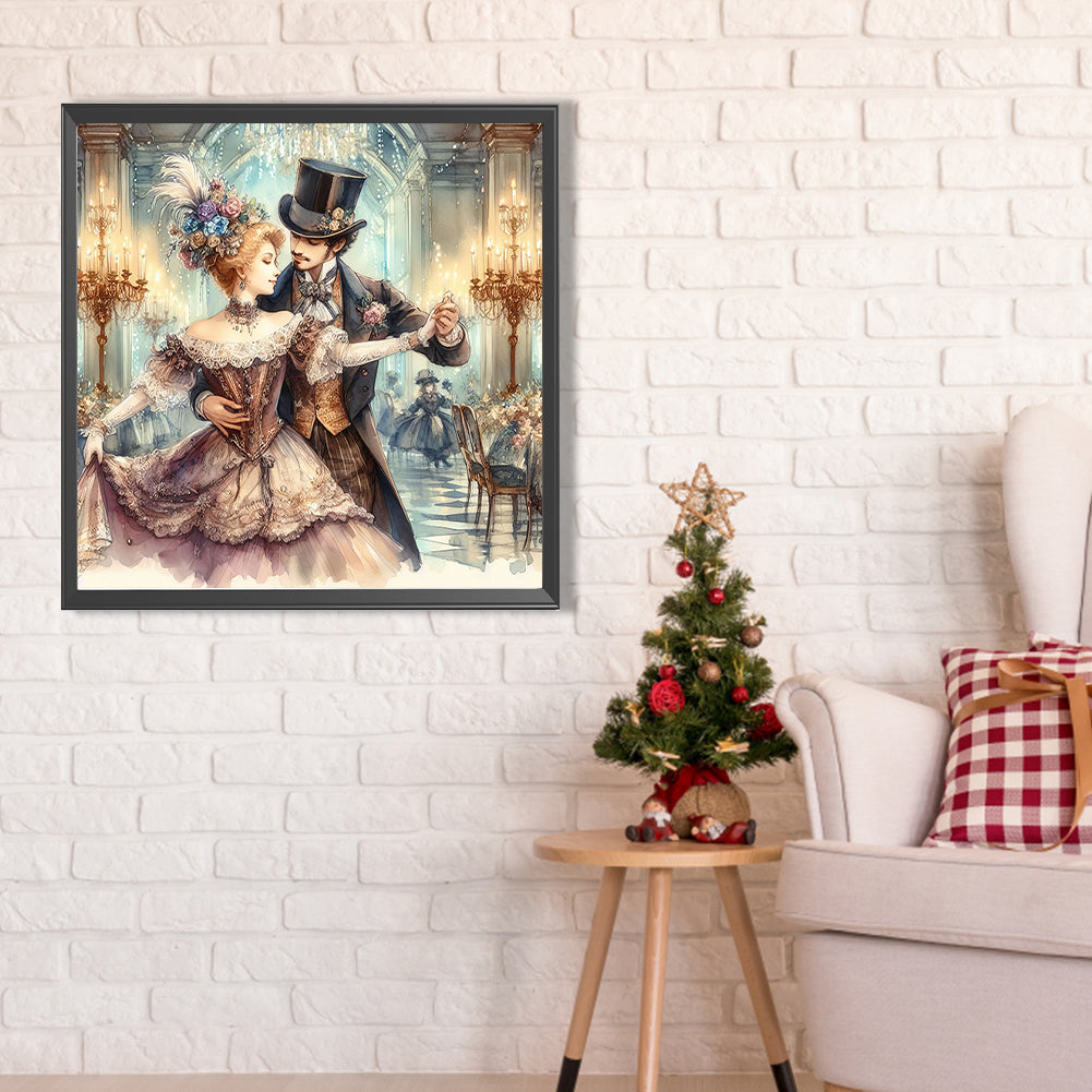 European Noble Ball - Full AB Round Drill Diamond Painting 40*40CM