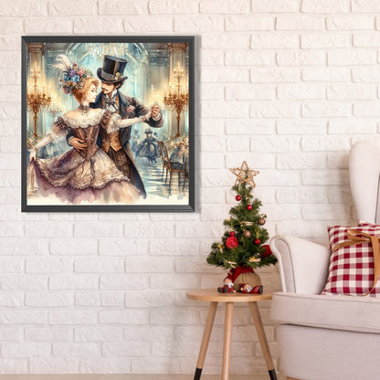 European Noble Ball - Full AB Round Drill Diamond Painting 40*40CM