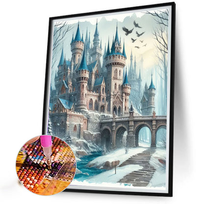 Castle - Full AB Round Drill Diamond Painting 40*50CM
