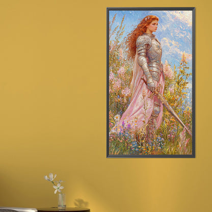 Female Warrior - Full AB Round Drill Diamond Painting 40*70CM