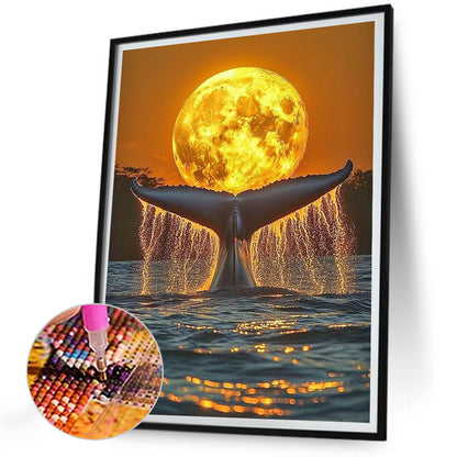 Whale Tail - Full Round Drill Diamond Painting 30*40CM
