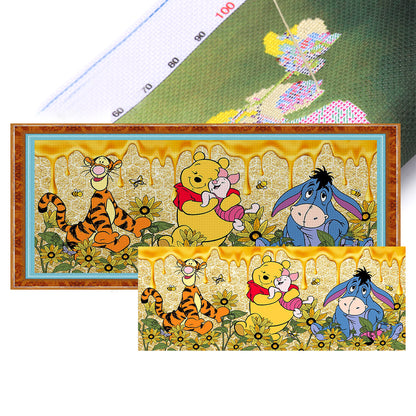 Winnie The Pooh Tigger - 11CT Stamped Cross Stitch 80*35CM