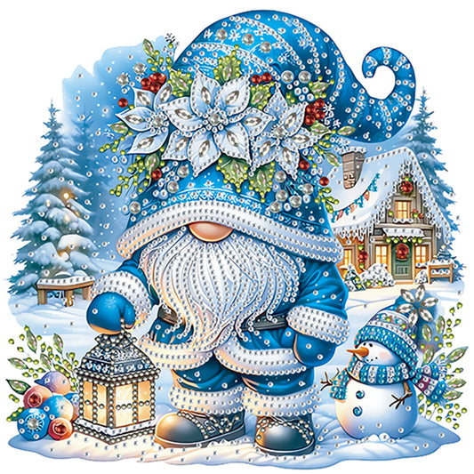 Christmas Gnome - Special Shaped Drill Diamond Painting 30*30CM
