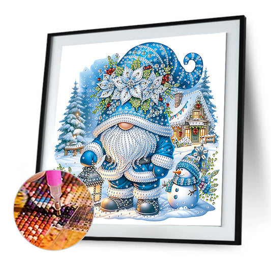 Christmas Gnome - Special Shaped Drill Diamond Painting 30*30CM