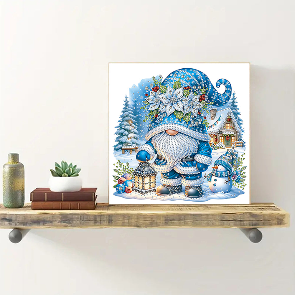 Christmas Gnome - Special Shaped Drill Diamond Painting 30*30CM
