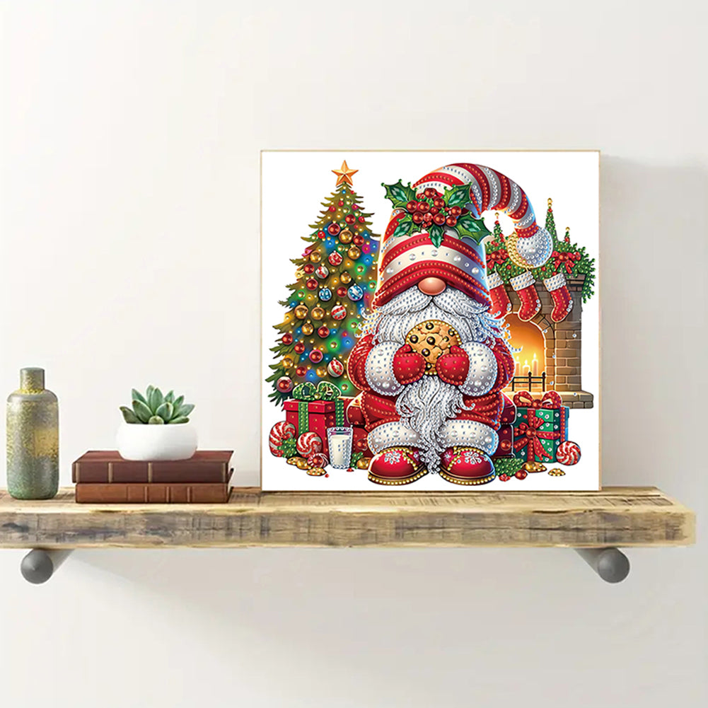Christmas Gnome - Special Shaped Drill Diamond Painting 30*30CM
