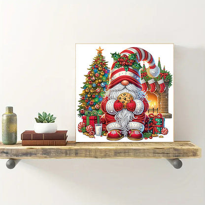 Christmas Gnome - Special Shaped Drill Diamond Painting 30*30CM