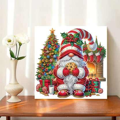 Christmas Gnome - Special Shaped Drill Diamond Painting 30*30CM