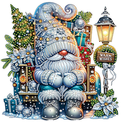 Christmas Gnome - Special Shaped Drill Diamond Painting 30*30CM