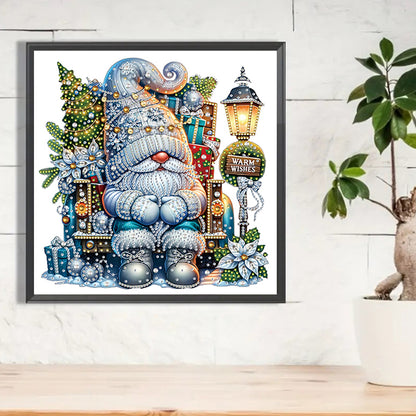 Christmas Gnome - Special Shaped Drill Diamond Painting 30*30CM