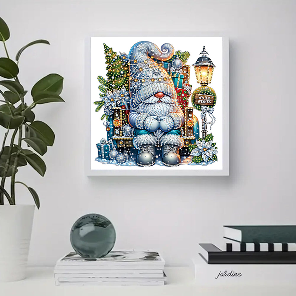 Christmas Gnome - Special Shaped Drill Diamond Painting 30*30CM