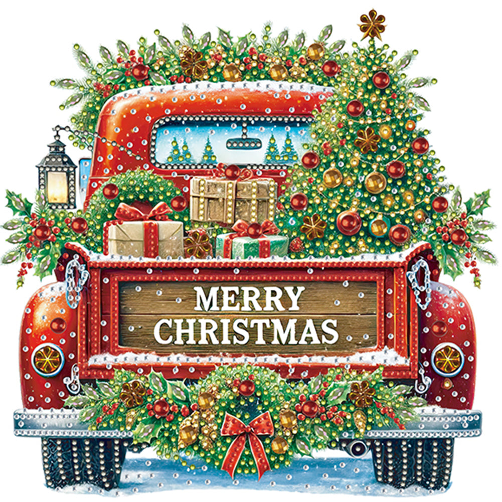 Christmas Car Gift - Special Shaped Drill Diamond Painting 30*30CM