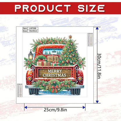 Christmas Car Gift - Special Shaped Drill Diamond Painting 30*30CM