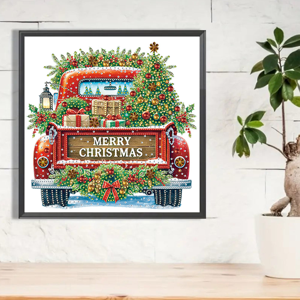 Christmas Car Gift - Special Shaped Drill Diamond Painting 30*30CM