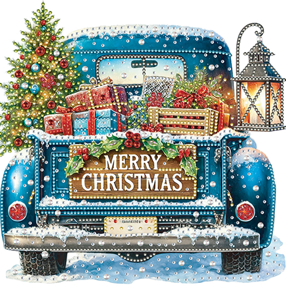 Christmas Car Gift - Special Shaped Drill Diamond Painting 30*30CM
