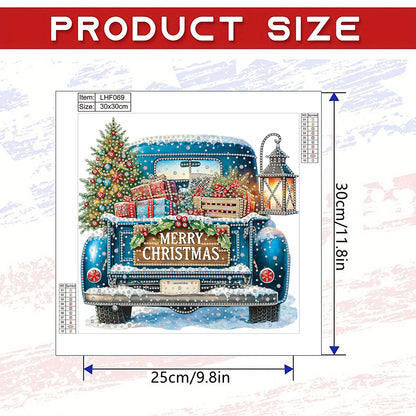Christmas Car Gift - Special Shaped Drill Diamond Painting 30*30CM