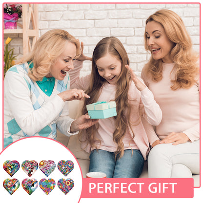 8 pcs Diamond Painting Bookmarks Diamond Art Book Corner Kit for Book Lovers