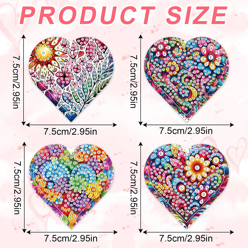 8 pcs Diamond Painting Bookmarks Diamond Art Book Corner Kit for Book Lovers