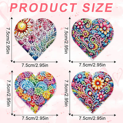 8 pcs Diamond Painting Bookmarks Diamond Art Book Corner Kit for Book Lovers