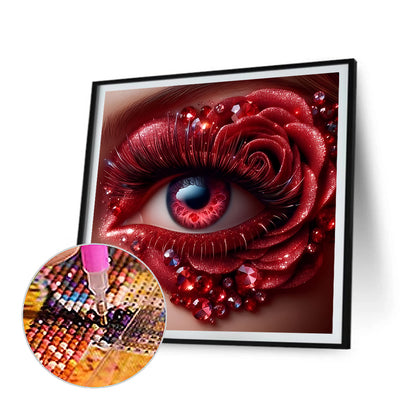Rose Eyes - Full Round Drill Diamond Painting 30*30CM
