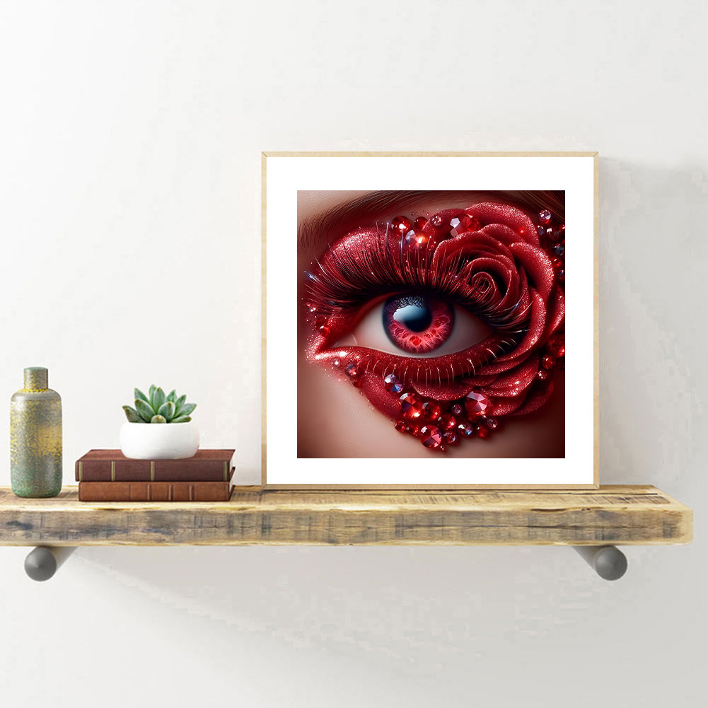Rose Eyes - Full Round Drill Diamond Painting 30*30CM