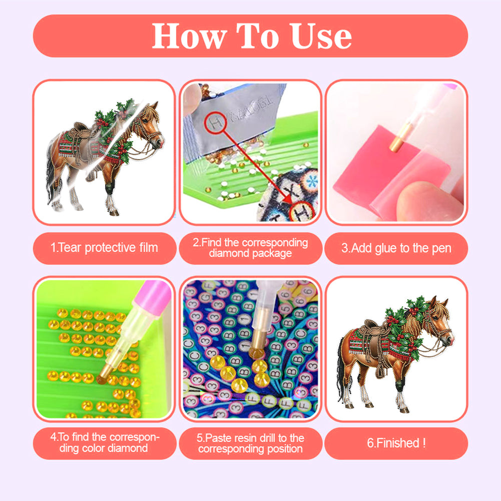 2D Flat Snowman Print DIY Desktop Diamond Art Kits for Home Office Desktop Decor