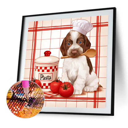 Cook Dog - Full Square Drill Diamond Painting 30*30CM