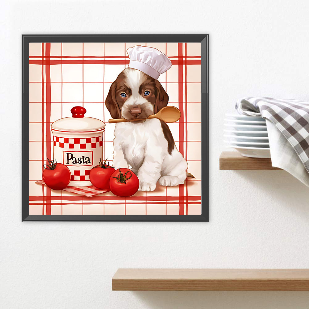 Cook Dog - Full Square Drill Diamond Painting 30*30CM