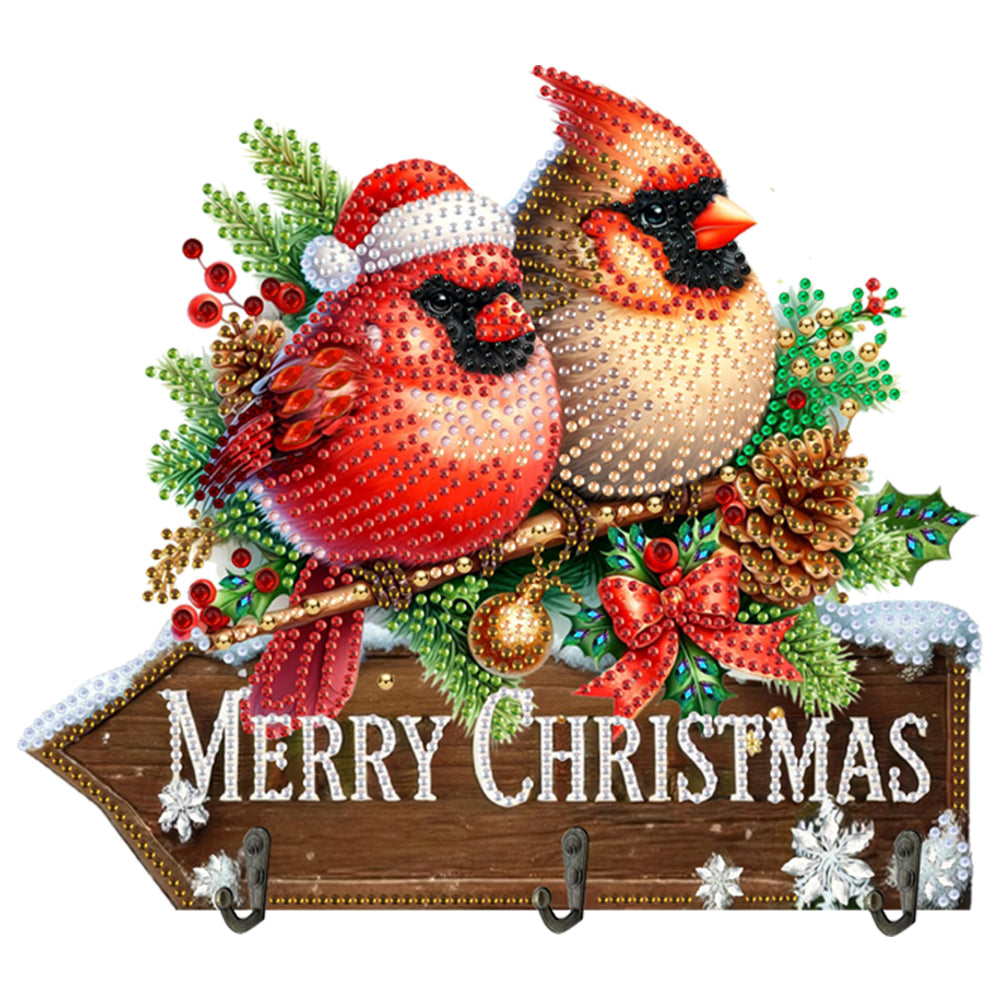Welcome Home Xmas Wood DIY Diamond Art Hanging Hooks Diamond Painting Art Hooks