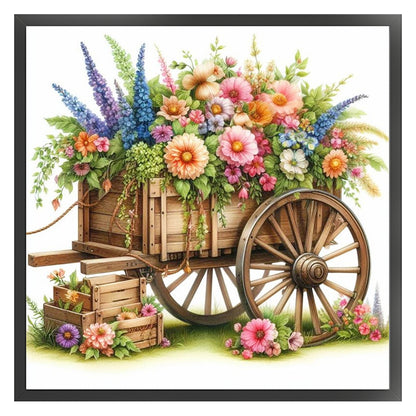 Float - 18CT Stamped Cross Stitch 25*25CM
