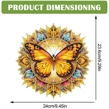 Butterfly Mandala 2D Flat DIY Diamond Art Pendant Wall Decor for Home & Windows