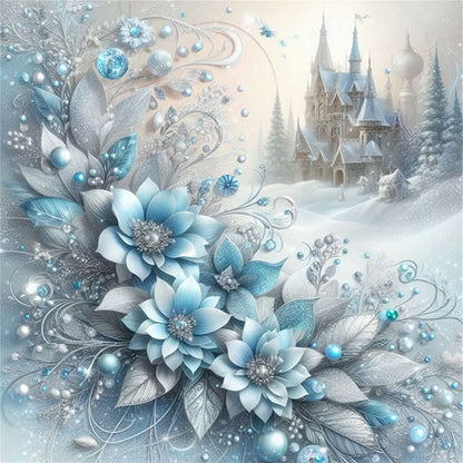 Winter Scenery - 11CT Stamped Cross Stitch 40*40CM