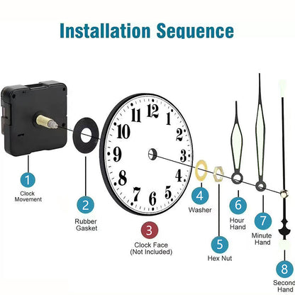 Christmas Crystal Ball Design 2D Flat Acrylic DIY Diamond Painting Clock Kit