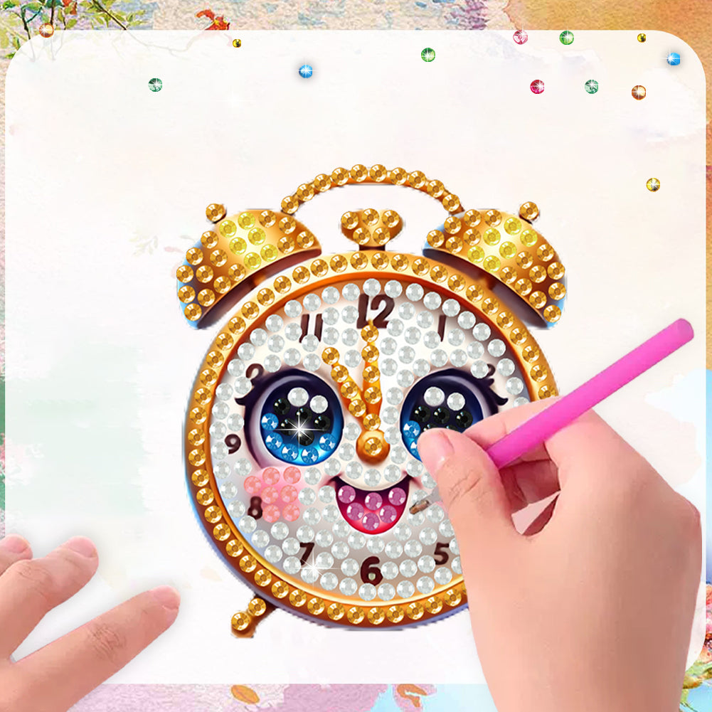 12PCS 2D Flat DIY Magnetic Refrigerator Stickers Diamond Art Kits for Home Decor
